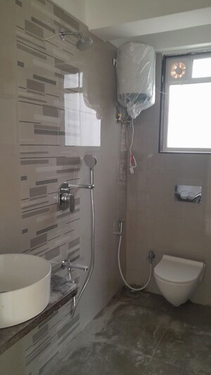 Bathroom in 3 BHK Apartment at Chandak Stella, Goregaon West – for Rent