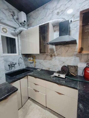 Kitchen in 3 BHK Builder Floor at Malviya Nagar – for Rent