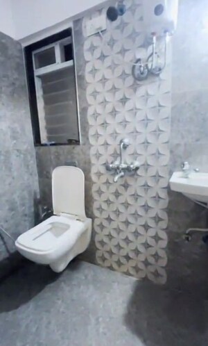 Bathroom in 1 BHK Apartment at DGS Sheetal Standard Batteries, Malad East – for Rent