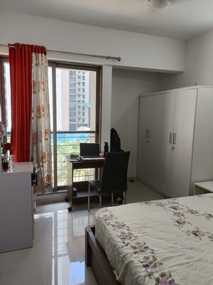 Bedroom in 2 BHK Apartment at Runwal Eirene, Balkum Pada – for Rent
