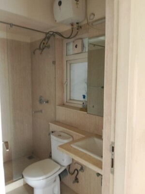 Bathroom in 3 BHK Apartment at DLF The Skycourt, Sector 86 – for Rent