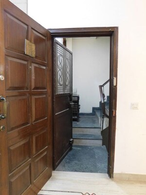 Staircase in 3 BHK Builder Floor at Greater Kailash I – for Sale