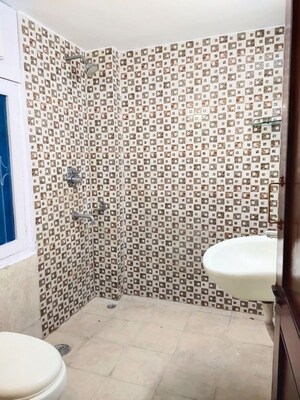 Bathroom in 2 BHK Builder Floor at East Of Kailash – for Rent