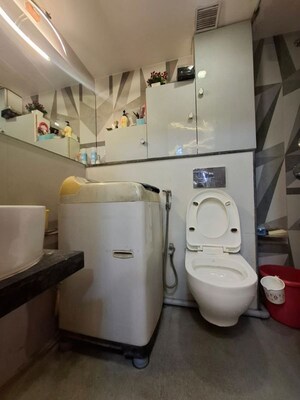Bathroom in 1 BHK Apartment at Lodha Casa Viva, Majiwada – for Sale