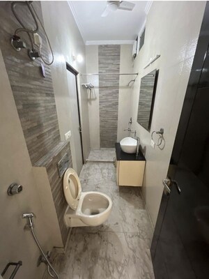 Bathroom in 3.5 BHK Builder Floor at Shivalik Colony – for Rent