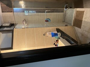 Bathroom in 3.5 BHK Builder Floor at Shivalik Colony – for Rent