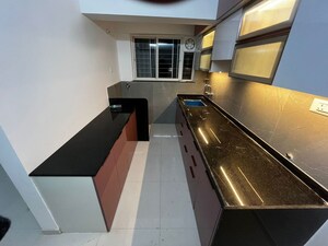 Kitchen in 3 BHK Apartment at Akshay Yash Grecia, Dhanori – for Rent