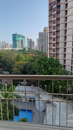 Balcony in 3 BHK Apartment at Highland Park Andheri West, Andheri West – for Rent