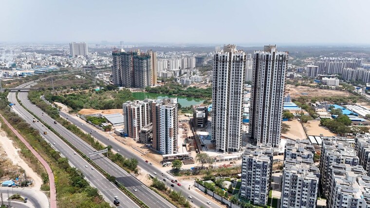 Exterior View, ramky-one-odyssey 3 Bedroom 1750 Sq.Ft. Apartment In Narsingi Hyderabad 10430976