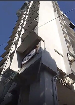 Building Lobby in 1 BHK Apartment at Asmi Shimmers, Goregaon East – for Rent