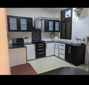 Kitchen in 2 BHK Builder Floor at Greater Kailash I – for Rent