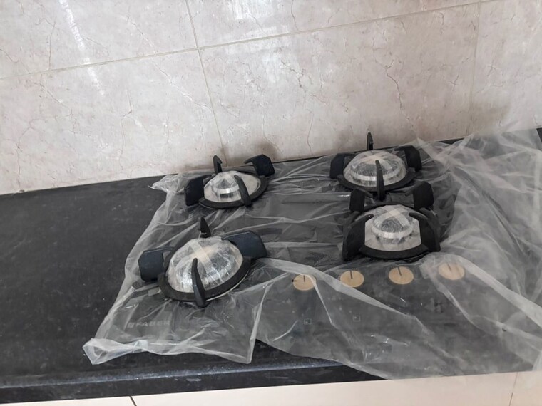 Kitchen, gera-planet-of-joy 2 Bedroom 1000 Sq.Ft. Apartment In Kharadi Pune 10430334