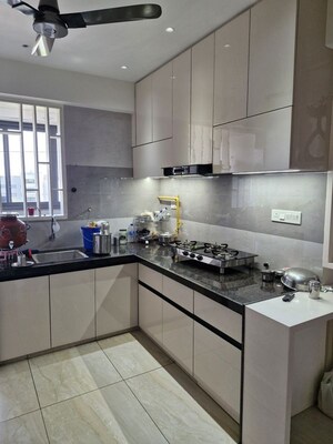 Kitchen in 3 BHK Apartment at Ayojan Nagar – for Rent