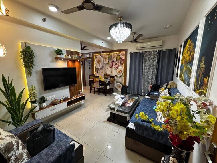 Living Room, gaur-city-7th-avenue 3 Bedroom 1350 Sq.Ft. Apartment In Sector 4 Greater Noida Greater Noida 10431105