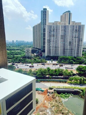 Balcony in 1 BHK Apartment at Lodha Crown Quality Homes, Majiwada – for Rent