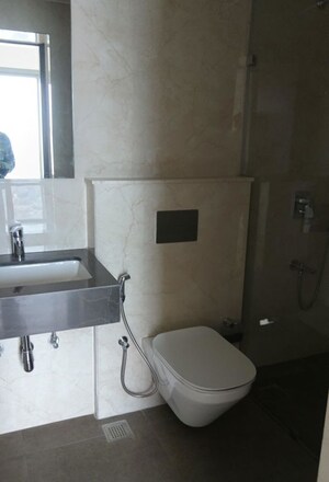 Bathroom in 3 BHK Apartment at Piramal Mahalaxmi, Mahalaxmi – for Rent