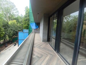 Balcony in 4 BHK Builder Floor at Anand Lok – for Sale