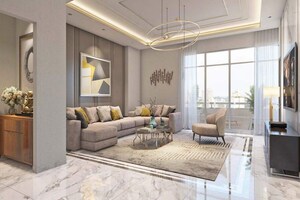 Living Room in 2 BHK Apartment at SS The Leaf, Sector 85 – for Sale