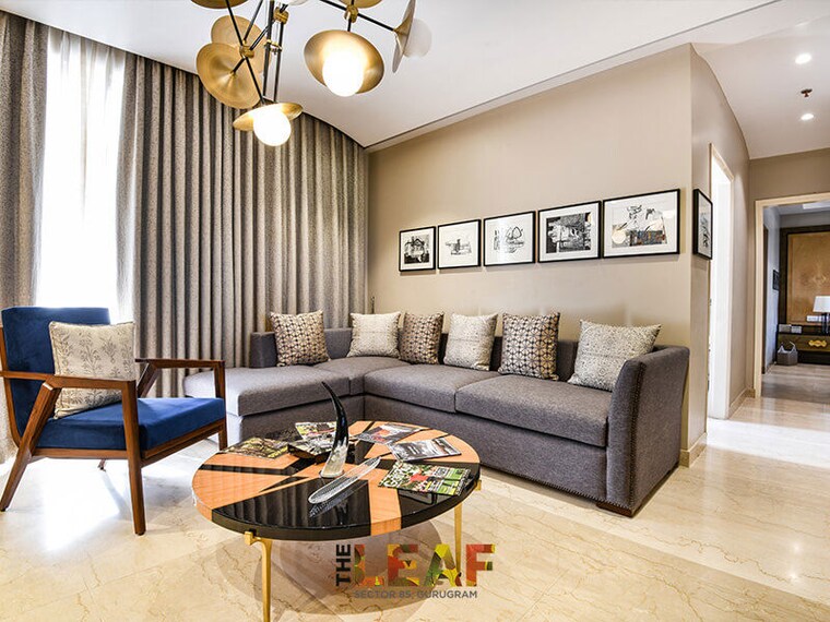 Living Room, ss-the-leaf 2 Bedroom 1640 Sq.Ft. Apartment In Sector 85 Gurgaon 10431171