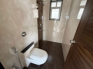 Bathroom in 3 BHK Apartment at Kamgar Putala Vasahat – for Rent