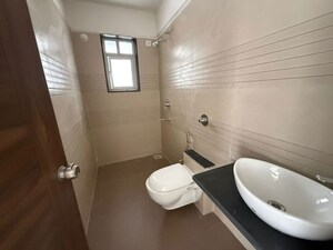 Bathroom in 3 BHK Apartment at Kamgar Putala Vasahat – for Rent