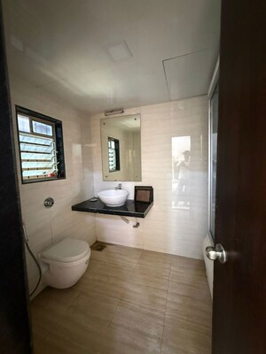 Bathroom in 2 BHK Apartment at Rutu Estate, Brahmand – for Rent