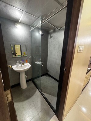 Bathroom in 2 BHK Apartment at Alcon Renaissant, Kharadi – for Rent