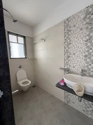 Bathroom in 3 BHK Apartment at Surya Skies, Punawale – for Rent