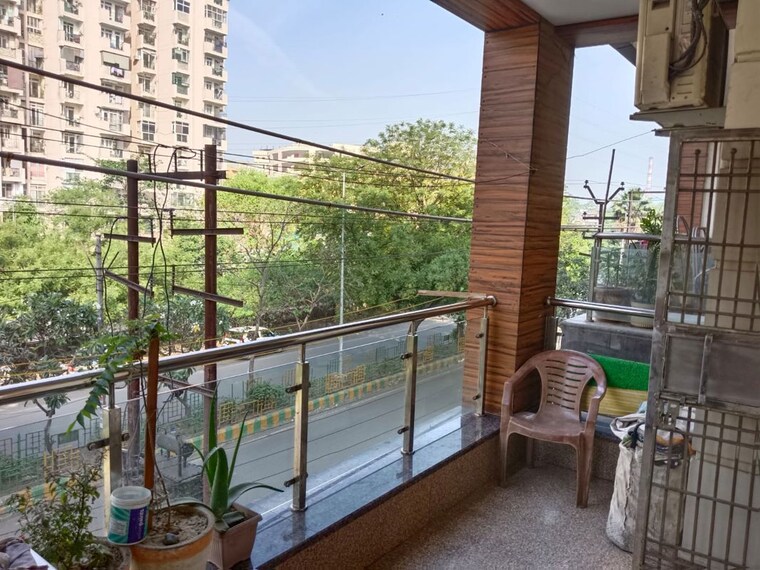 Balcony, vaishali sector 4 3 Bedroom 1400 Sq.Ft. Builder Floor In Vaishali Sector 4 Ghaziabad 10431270