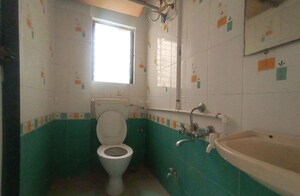 Bathroom in 2 BHK Apartment at Mahalaxmi Society, Wakad – for Rent