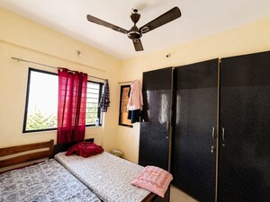 Bedroom in 2 BHK Apartment at Vision Shubh Mangalam, Wakad – for Rent
