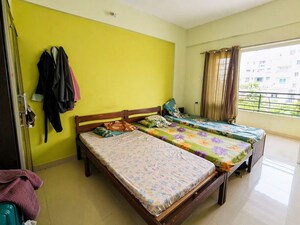 Bedroom in 2 BHK Apartment at Vision Shubh Mangalam, Wakad – for Rent
