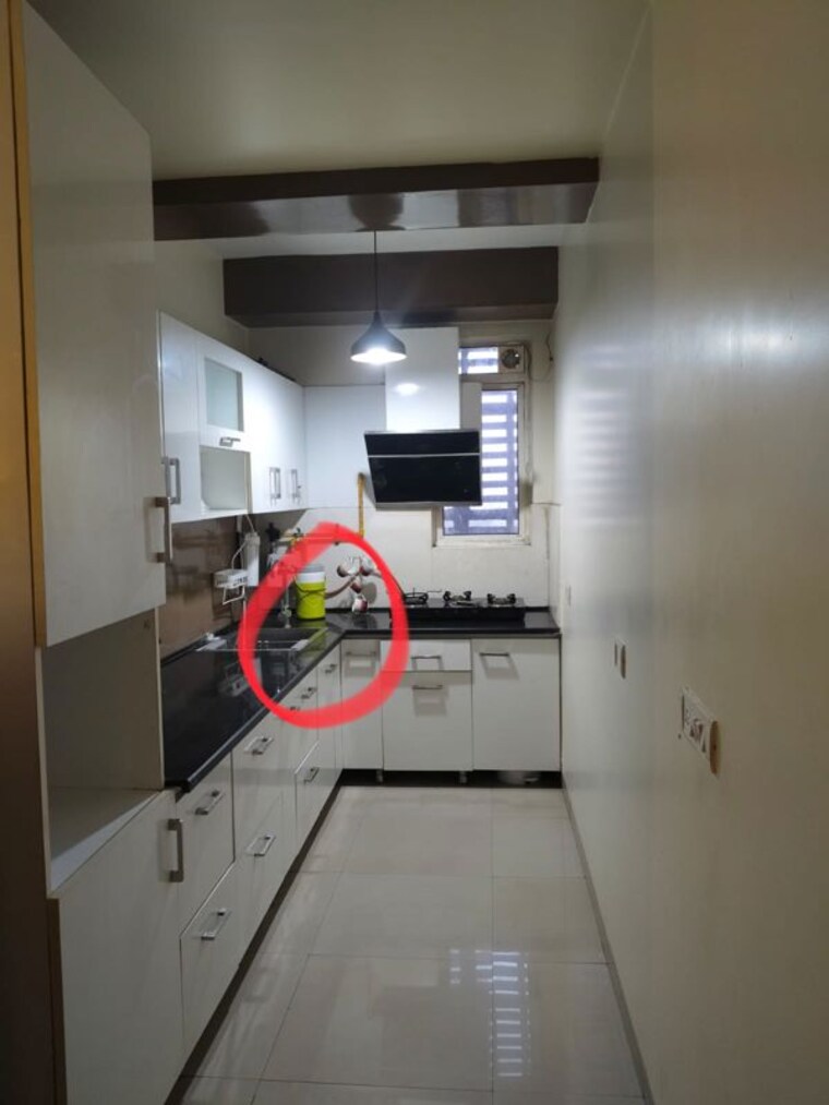 Kitchen, puri-pratham 3 Bedroom 1400 Sq.Ft. Apartment In Sector 84 Faridabad 10431310