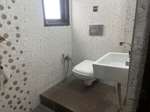 Bathroom in 3 BHK Builder Floor at Vipul World Floors, Sector 48 – for Rent