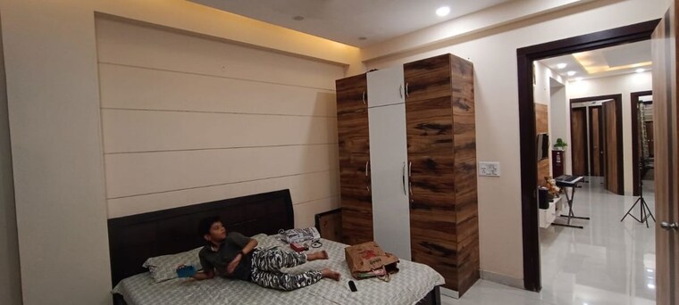 Bedroom, ajs-heights 3 Bedroom 1350 Sq.Ft. Builder Floor In Indrapuram Ghaziabad 10431352