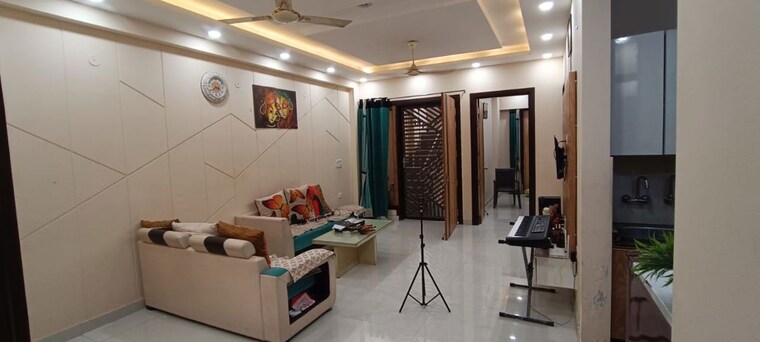 Living Room, ajs-heights 3 Bedroom 1350 Sq.Ft. Builder Floor In Indrapuram Ghaziabad 10431352