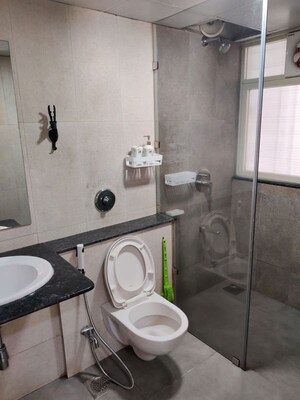 Washroom in 2 BHK Apartment at Gera Song Of Joy, Kharadi – for Rent