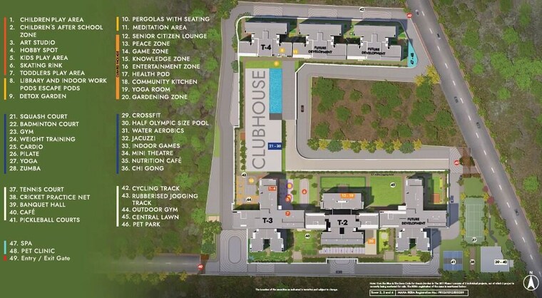 Master Plan, gera-island-of-joy 3.5 Bedroom 1680 Sq.Ft. Apartment In Kharadi Pune 10431417