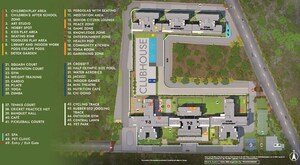 Master Plan in 4 BHK Apartment at Gera Island of Joy, Kharadi – for Sale