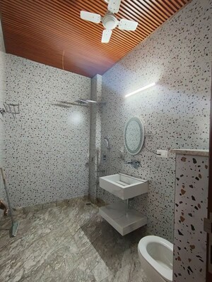 Bathroom in 4 BHK Builder Floor at Sukhdev Vihar – for Rent
