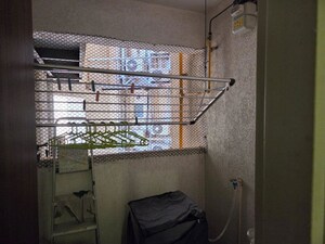 Bathroom in 2 BHK Apartment at LnT Crescent Bay T3, Parel – for Rent