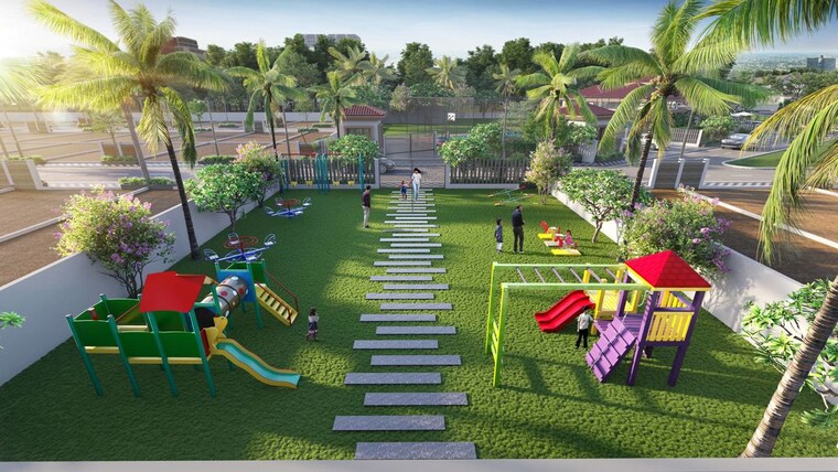 Garden, vishal-nivaan-medows 4 Bedroom 1500 Sq.Ft. Villa In Wagholi Pune 10431481