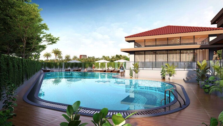 Swimming Pool, vishal-nivaan-medows 4 Bedroom 1500 Sq.Ft. Villa In Wagholi Pune 10431481