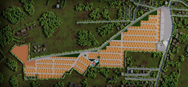 Master Plan, vishal-nivaan-medows 4 Bedroom 1500 Sq.Ft. Villa In Wagholi Pune 10431481