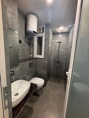 Bathroom in 1 BHK Builder Floor at Sector 45 – for Rent