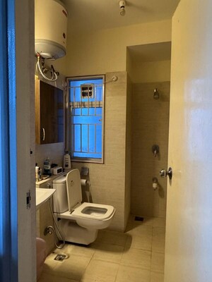 Bathroom in 2 BHK Apartment at DLF Westend Heights New Town, Akshayanagar – for Rent