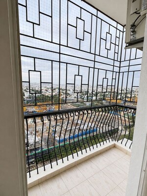 Balcony in 2 BHK Apartment at DLF Westend Heights New Town, Akshayanagar – for Rent