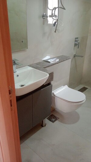 Bathroom in 3 BHK Apartment at M3M Heights, Sector 65 – for Rent