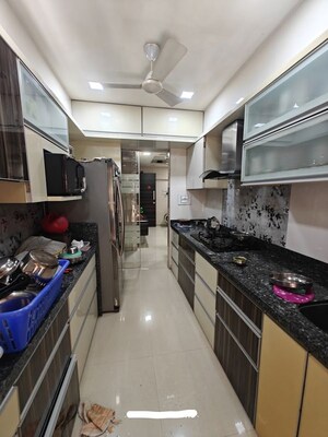 Kitchen in 3 BHK Apartment at Rajshree Clover Mumbai, Tilak Nagar – for Rent