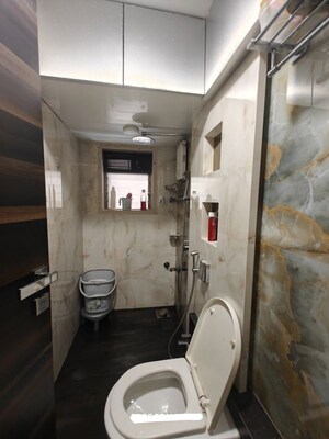 Bathroom in 3 BHK Apartment at Rajshree Clover Mumbai, Tilak Nagar – for Rent